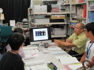 内山助教 「高齢化問題と介護」